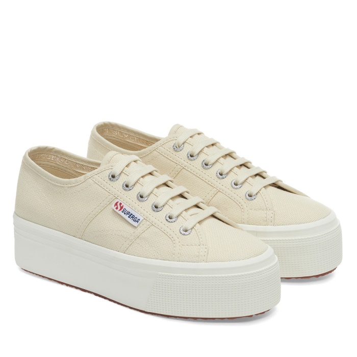 Superga 2790 Linea Up Down Beige Lt Eggshell-F Avorio