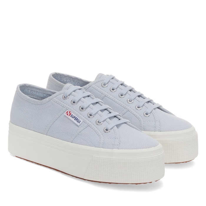 Superga 2790 Linea Up Down Grey Lilla-F Avorio