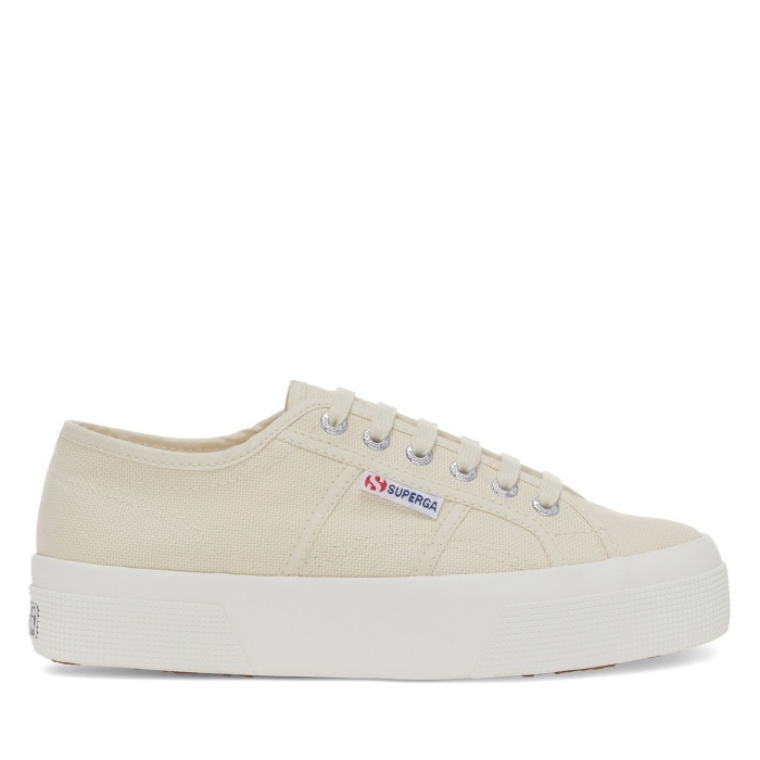 Superga 2740 Platform Beige Lt Eggshell-F Avorio