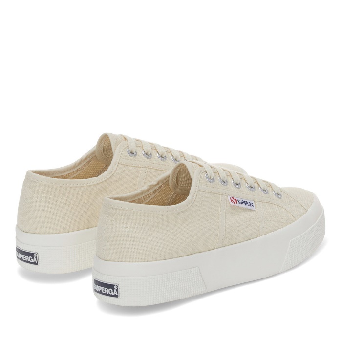 Superga 2740 Platform Beige Lt Eggshell-F Avorio