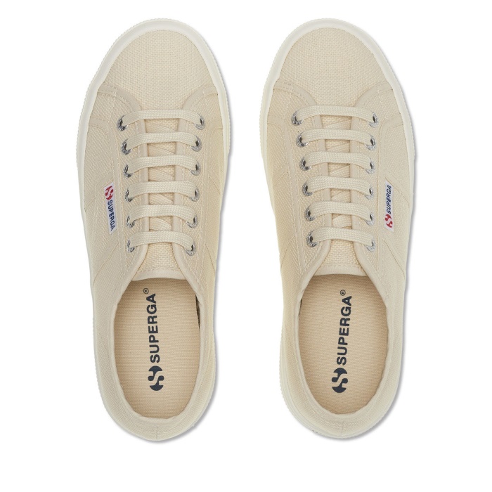 Superga 2740 Platform Beige Lt Eggshell-F Avorio