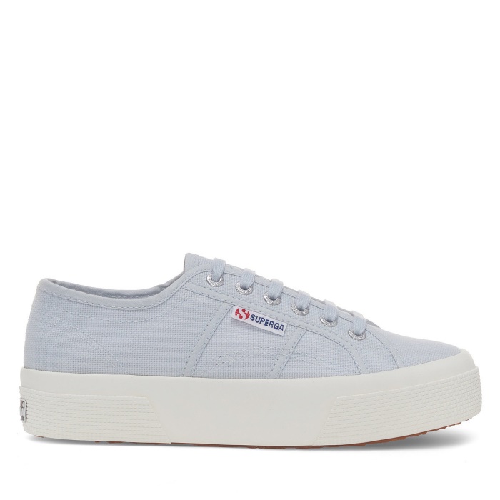 Superga 2740 Platform Grey Lilla-F Avorio