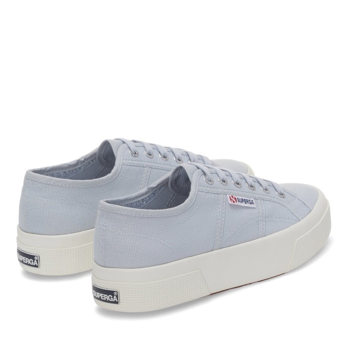 Superga 2740 Platform Grey Lilla-F Avorio