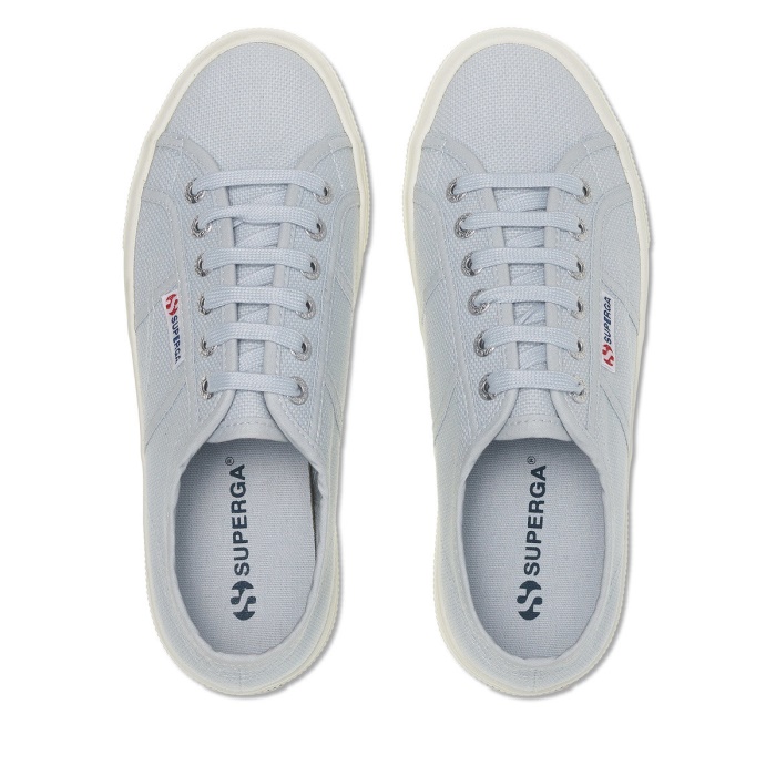 Superga 2740 Platform Grey Lilla-F Avorio