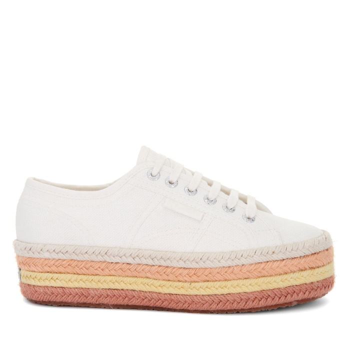 Superga 2790 Multicolour Rope White Avorio-Bgesso-Oapricot-B