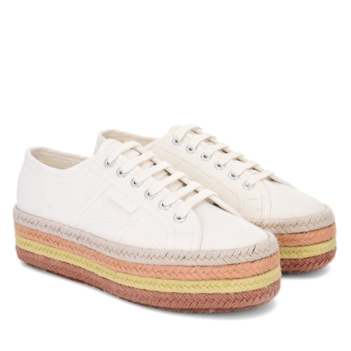 Superga 2790 Multicolour Rope White Avorio-Bgesso-Oapricot-B