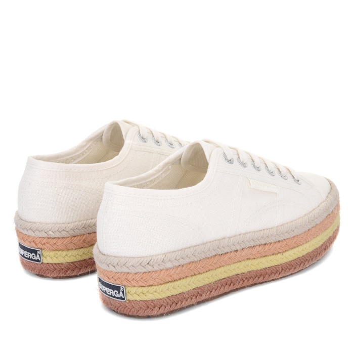 Superga 2790 Multicolour Rope White Avorio-Bgesso-Oapricot-B
