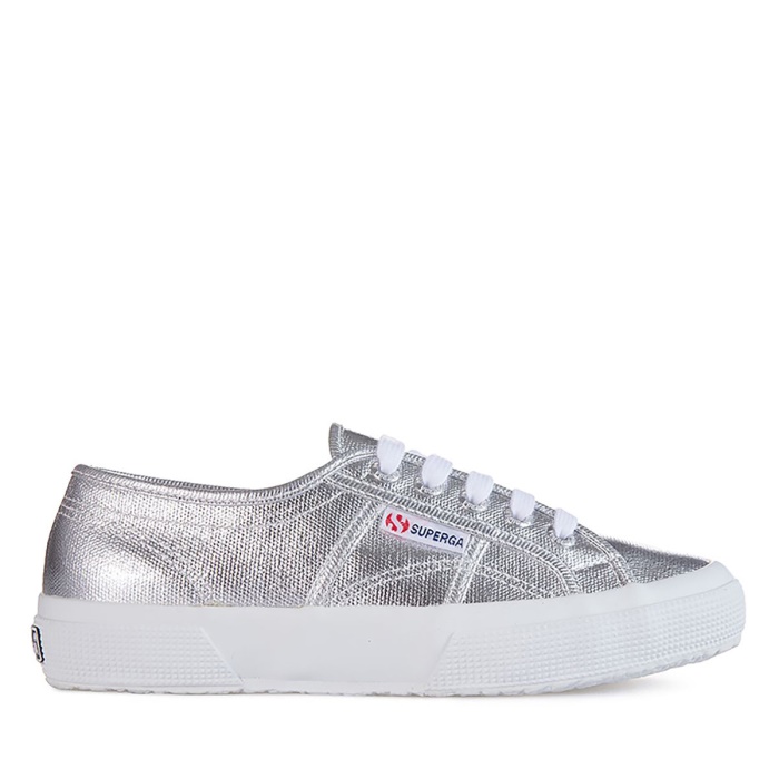 Superga 2750 Metallic Canvas Grey Silver