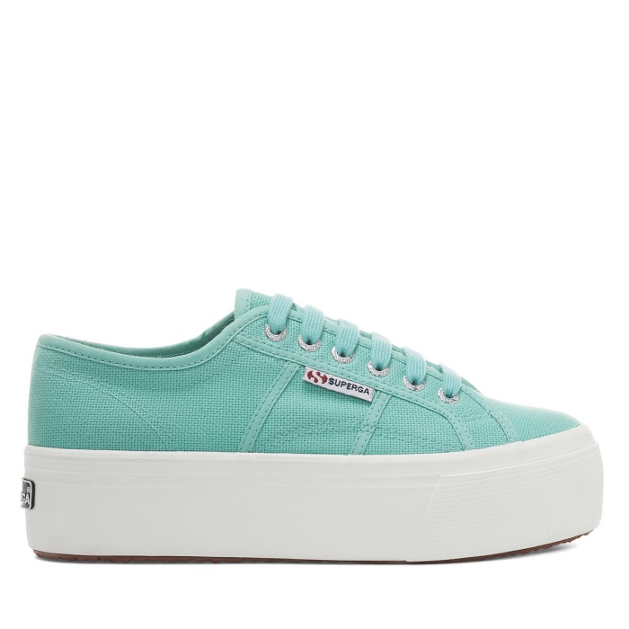 Superga 2790 Linea Up Down Green Water-F Avorio