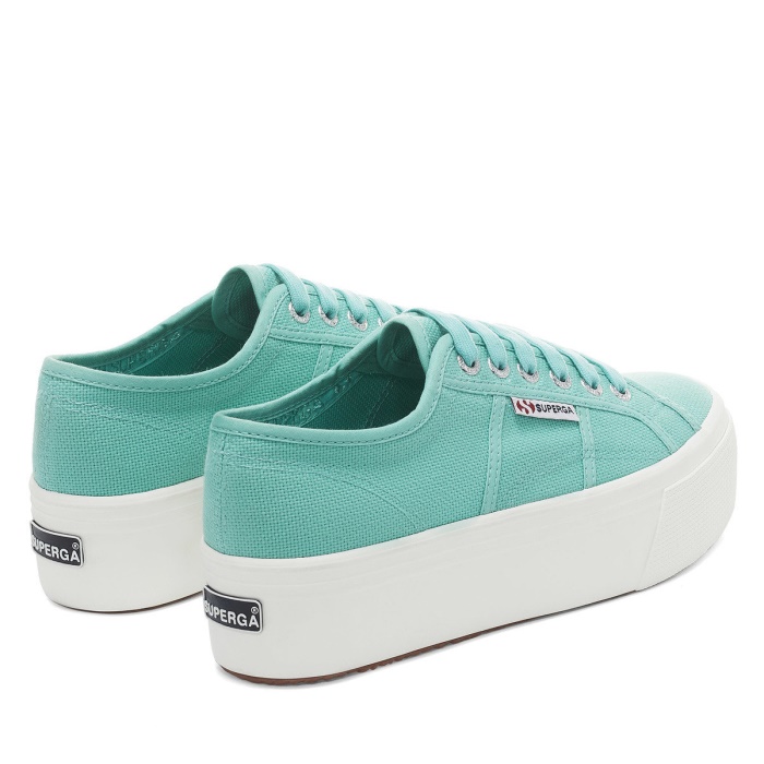 Superga 2790 Linea Up Down Green Water-F Avorio