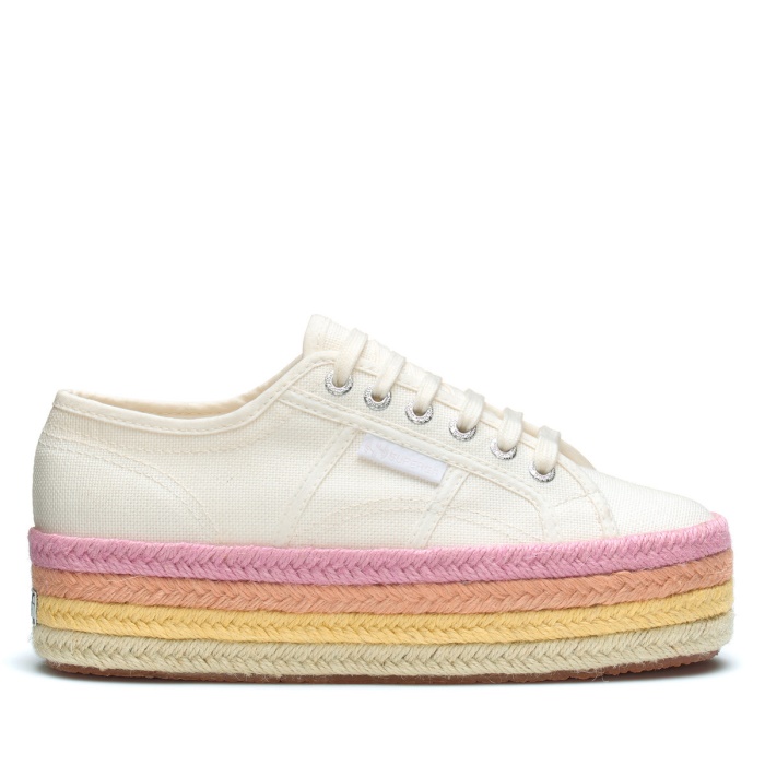 Superga 2790 Multicolour Rope White Avorio-Candy Multicolour