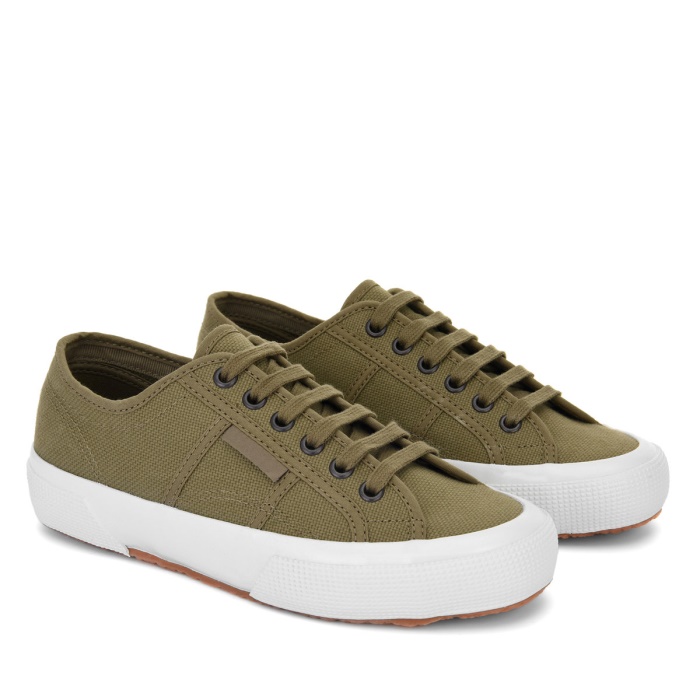Superga 2706 Og Green Tortora-White Avorio