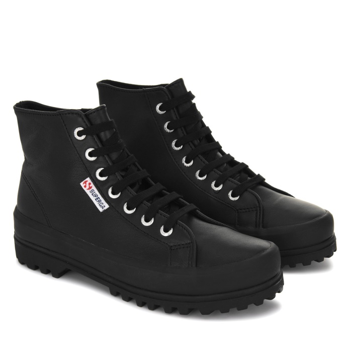 Superga 2341 Alpina Nappa Full Black