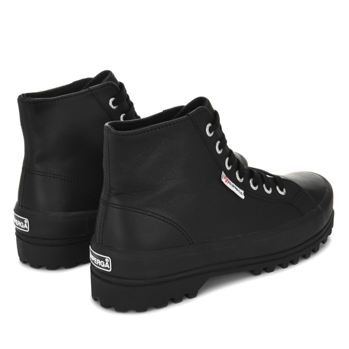 Superga 2341 Alpina Nappa Full Black