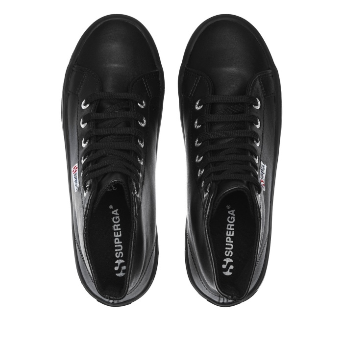 Superga 2341 Alpina Nappa Full Black