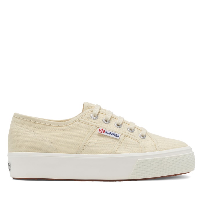 Superga 2730 Mid Platform Beige Lt Eggshell-F Avorio