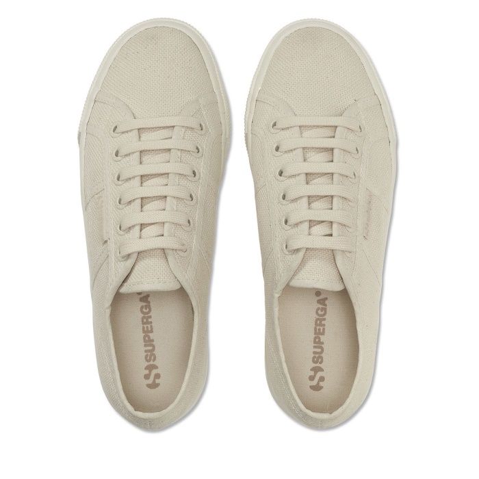 Superga 2790 Shiny Gum Beige Raw Total-Shiny Avorio