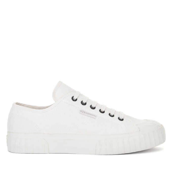 Superga 2630 Cotu White Avorio-Grey Colomba