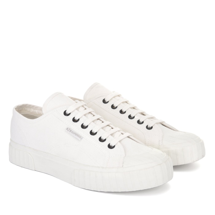 Superga 2630 Cotu White Avorio-Grey Colomba