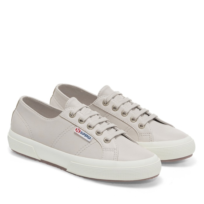 Superga 2750 Nappa Lea Pink Almond-F Avorio
