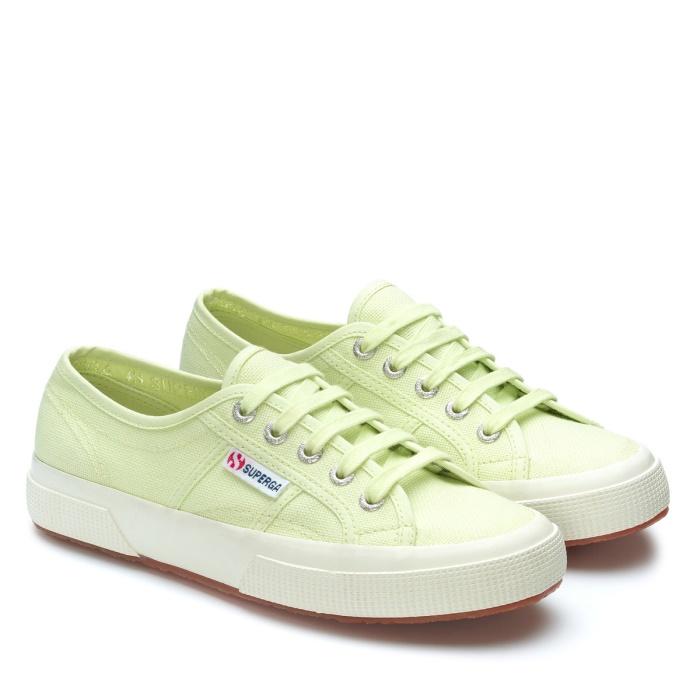 Superga 2750 Cotu Classic Green Primrose-F Avorio