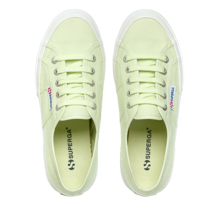 Superga 2750 Cotu Classic Green Primrose-F Avorio