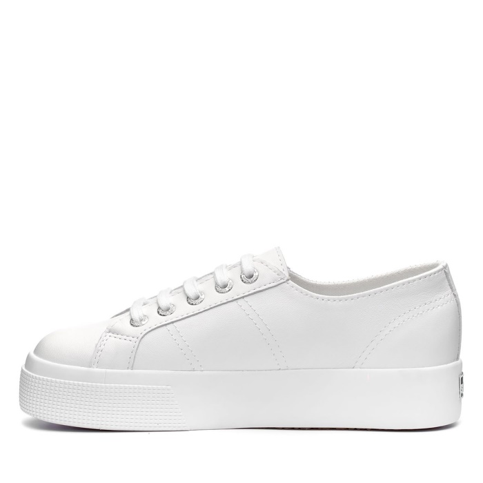 Superga 2730 Nappa Lea Optical White