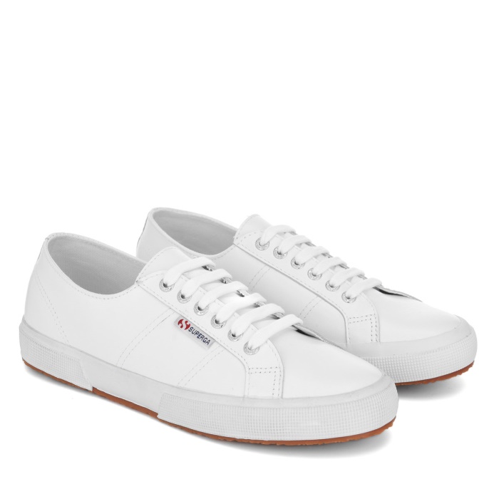 Superga 2750 Nappa Lea White