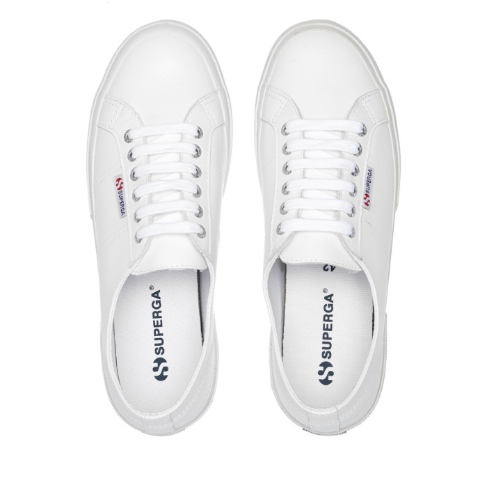 Superga 2750 Nappa Lea White