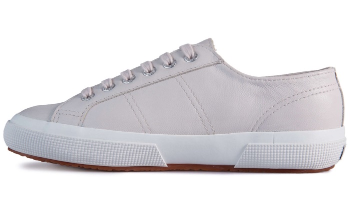 Superga 2750 Nappa Lea Violet Lt Ash