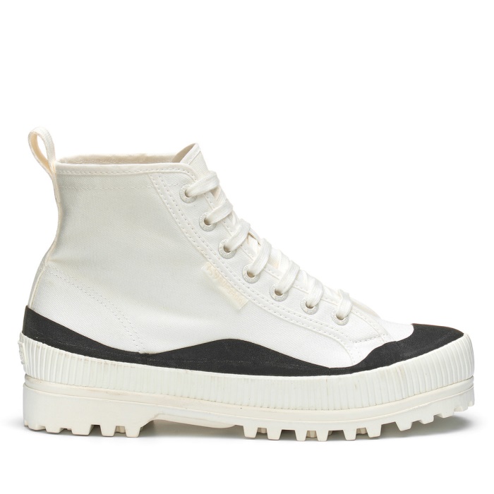 Superga 2469 Alpina Wave Tape White Avorio-Black