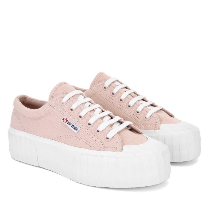 Superga 2630 Cotu Pink Skin-White Avorio