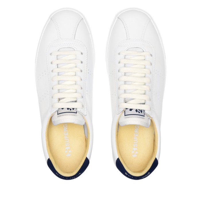 Superga 2843 Superga Sport Club S Blue Navy-Beige Gome