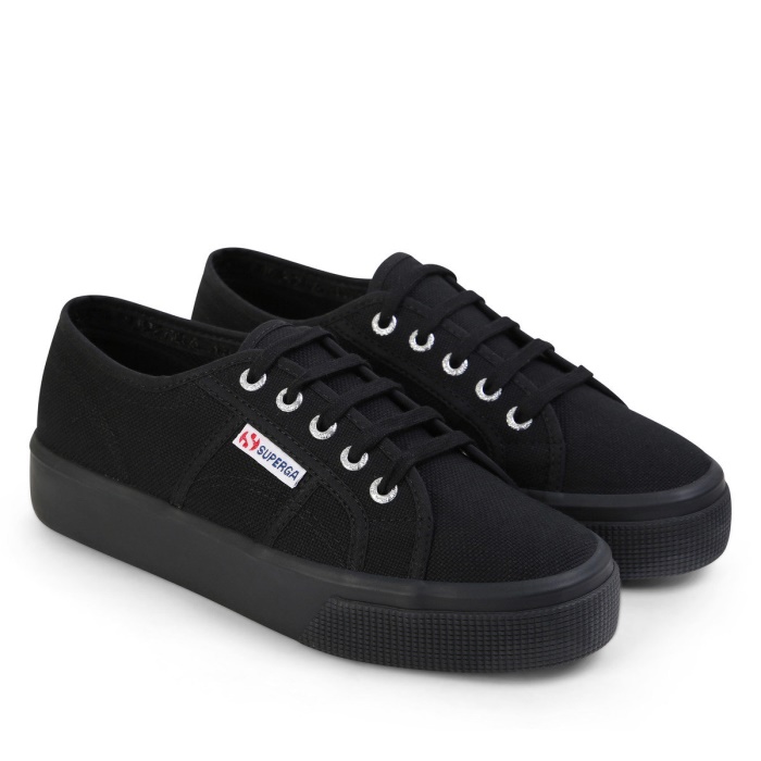 Superga 2730 Mid Platform Full Black