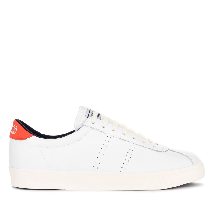 Superga 2843 Superga Sport Club S Orange Tomato-Blue Navy