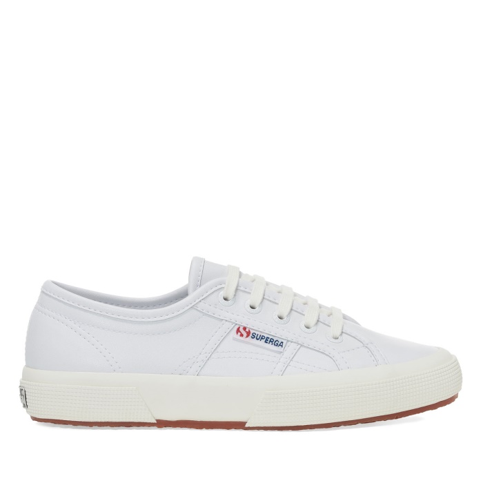Superga 2750 Vegan Leather White-White Avorio