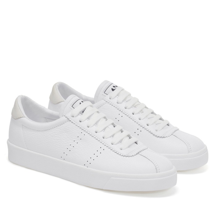 Superga 2843 Club S Comfort Leather Full White White