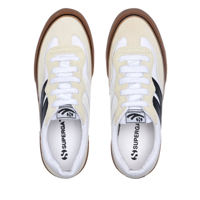 Superga 2941 Revolley Bicolour Swallow White-Black-D