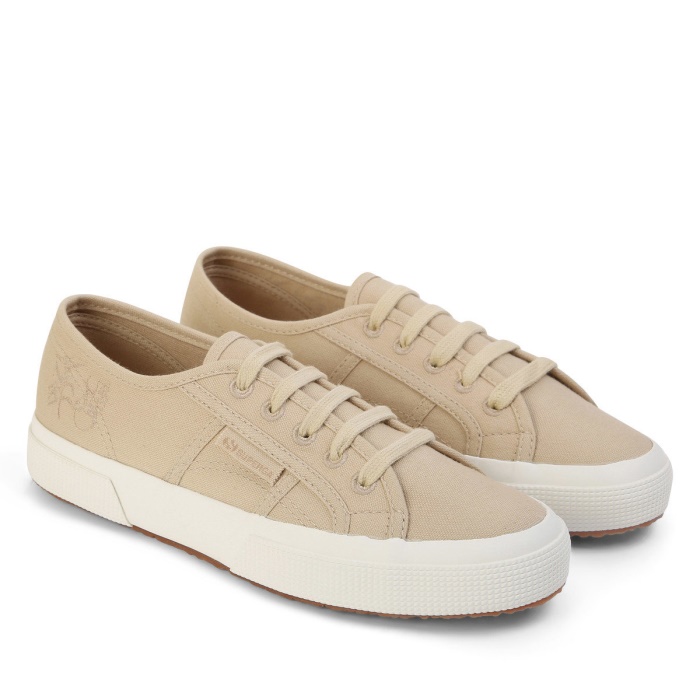 Superga 2750 Natural Dye Embroidery Eclipta Diospyros