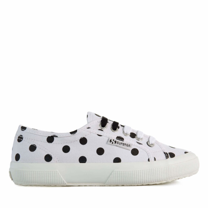 Superga 2750 Polkadots White-Black Dots