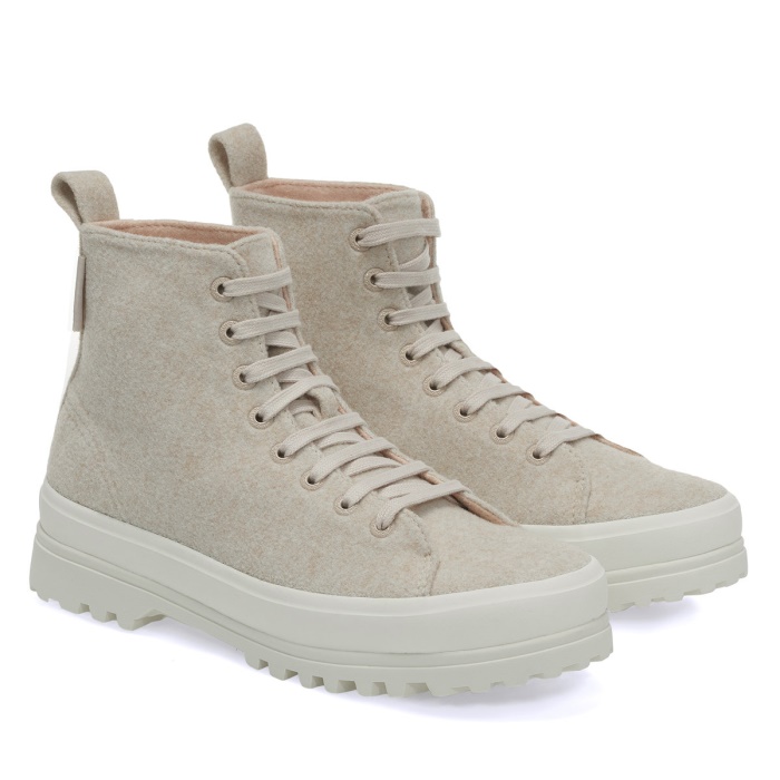 Superga 2644 Alpina Felt Beige Lt-F Avorio