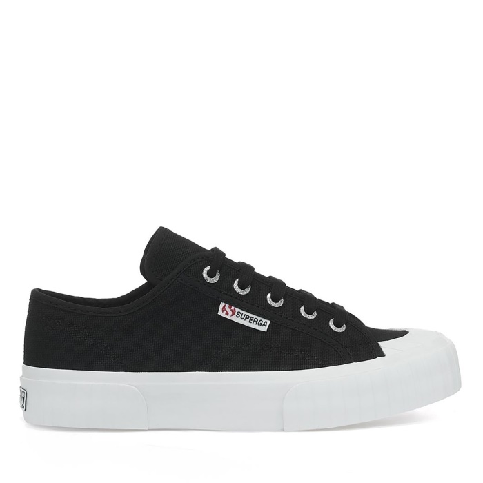 Superga 2630 Cotu Black-Fwhite