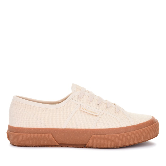 Superga 2750 Organic Canvas Natural Beige-Gum