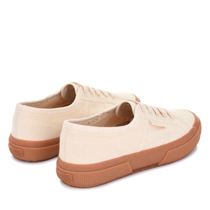 Superga 2750 Organic Canvas Natural Beige-Gum