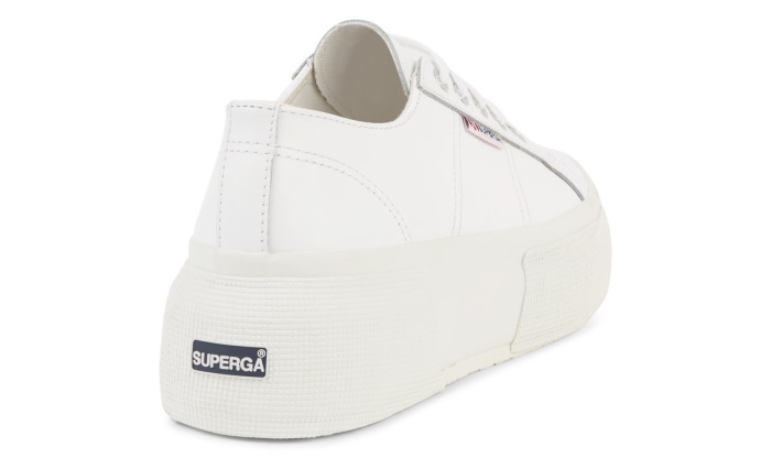 Superga 2287 Nappa Lea Up5 White