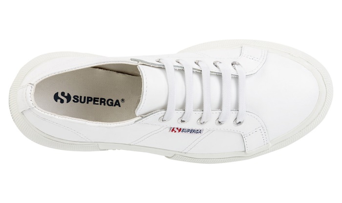 Superga 2287 Nappa Lea Up5 White