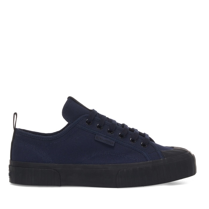 Superga 2630 Stripe Webbing Navy-Black