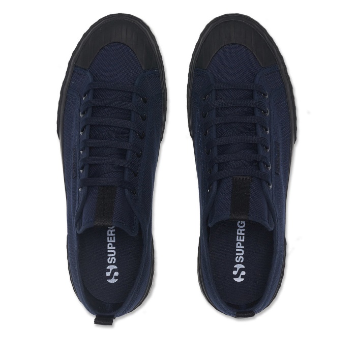 Superga 2630 Stripe Webbing Navy-Black