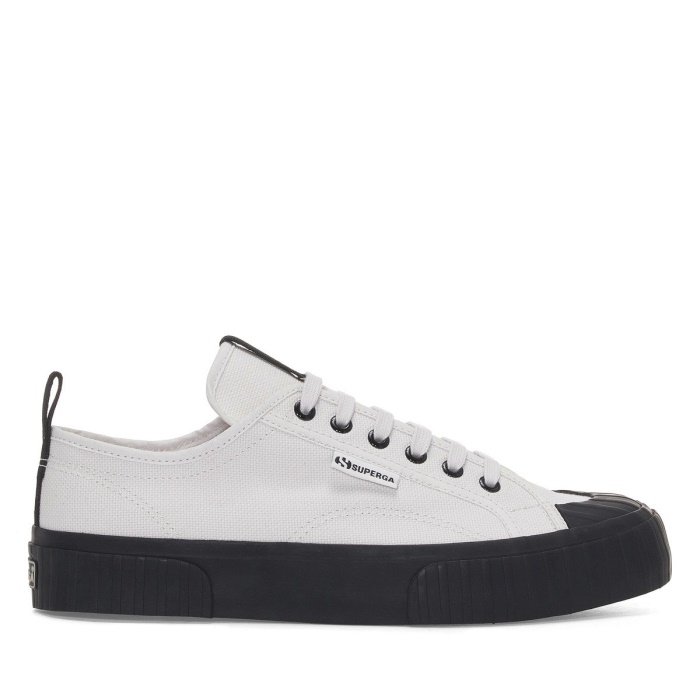 Superga 2630 Stripe Webbing Grey Lt-Black