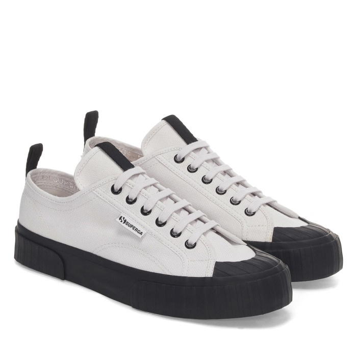 Superga 2630 Stripe Webbing Grey Lt-Black